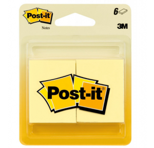 3M Post It Note Pad 3 x 4 Inch Pack Of 100 Sheets