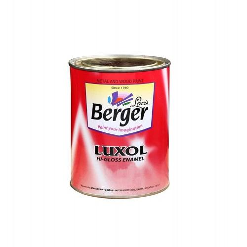 Berger Luxol High Gloss Enamel Paint (Golden Yellow), 1 Ltr