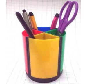 Revolving Plastic Pen Stand