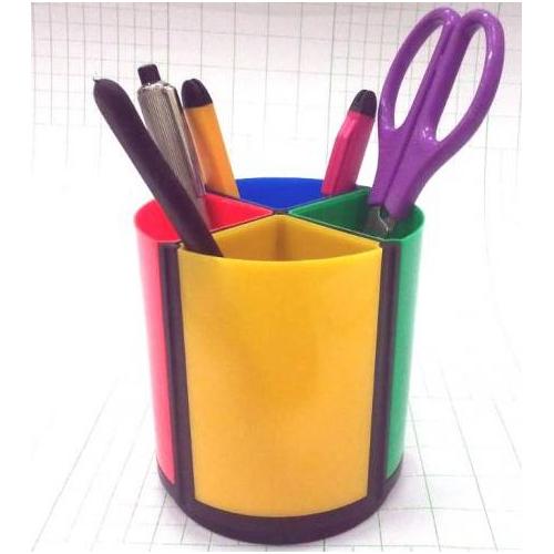 Revolving Plastic Pen Stand