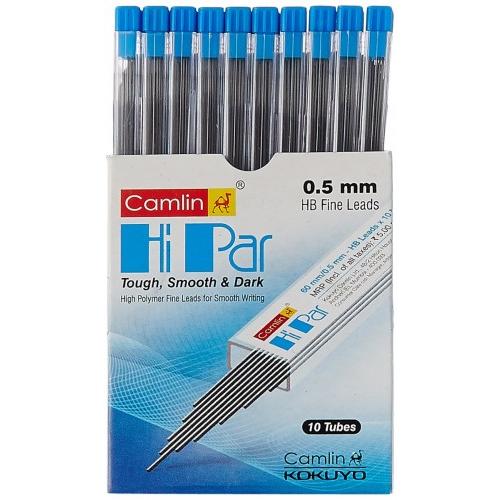 Camlin Clutch Pencil HB Lead 0.5mm, Pack of 10 Pcs