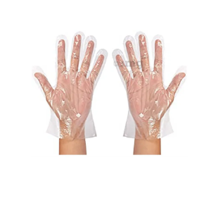 Disposable Plastic Hand Gloves (Pack Of 100 Pcs)