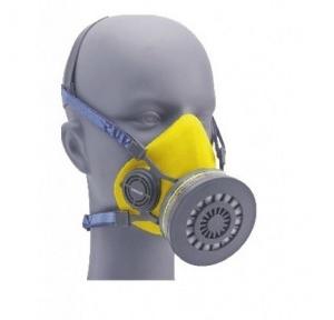 Venus V-500 Medium Half Face-Piece Respirator Grey For Single Filter, 15024