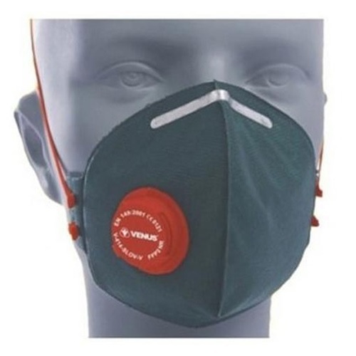 Venus V-414-SLOV-V-FFP2 NR D Respirator Foldflat Dark Green, 14370