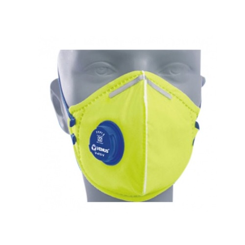 Venus V-410-V-FFP1S Yellow Rpd-Filtering Half Masks To Protect Against Parti, 14148