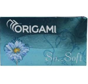 Origami So Soft 2 Ply Face Tissue Box, 100 pulls