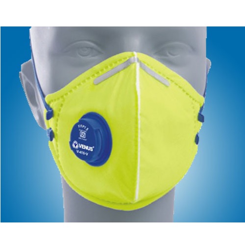 Venus V-410-SLV-FFP1 NR D Respirator Foldflat Yellow, 14026