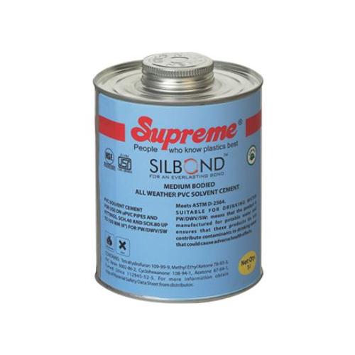 Supreme UPVC Silbond Solvent Cement Medium Bodied 500ml