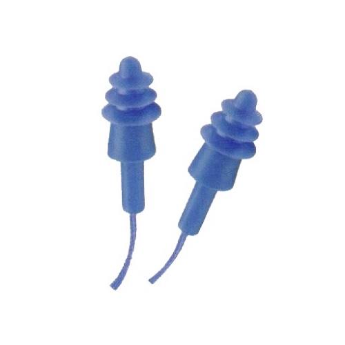 Venus H-301 Blue Re-Usable Corded Ear Plug, 32 dB, 16019