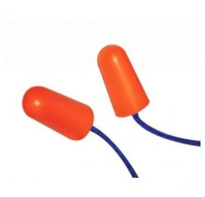 Venus H-101 Orange Dis Metal Det  PVC Cord Ear Plug, 32 dB, 16039