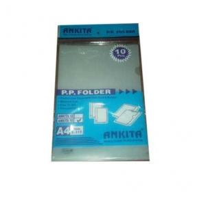 Ankita Plastic L Folder A4 (Pack of 12 pcs)
