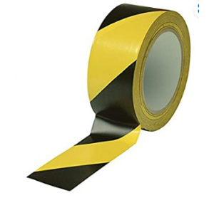 3M Floor Marking Tape Yellow/Black 2 Inch 33 Mtr ± 2 Mtr