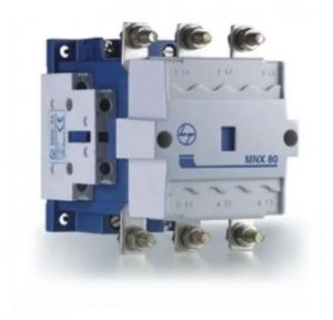 L&T Power Contactors MNX 80, CS97077 With Add On Auxillary Contact Block MNX-A1, Contact Arrangement 3No-1NC