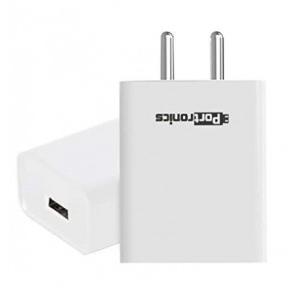 Portronics Adaptor 62 2.4A Charger with Single USB Port