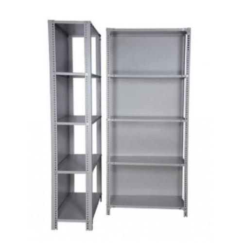 Angle Rack 4 Shelves Slotted 12 Gauge Mild steel 40x40x4 mm Thick, size: 60x36x18 Inch with 18 Gauge MS Shelves