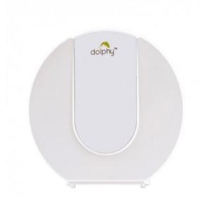 Dolphy Wall Mounted Small Toilet Paper Dispenser Anti-Dust Plastic, DTPR0002