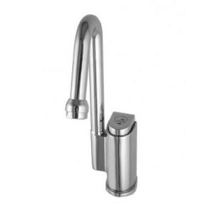 Dolphy Self-Closing Water Saving Time Delay Basin Sink Faucet Chrome Plated+Brass (Inner) Silver DSPT0002