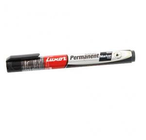 Luxor Permanent Marker Pen Black 1523 (Pack of 5)