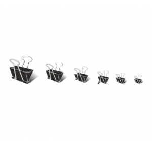 Oddy Binder Clip 19 mm Pack Of 12 Pcs