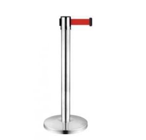 Dolphy Queue Manager Premium SS 304 Height : 1050mm Base: 350mm Weight : 9.5 kg Silver DQMG0001