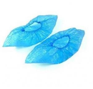 Dolphy Shoe Cover Disposable Polyethylene(PE) Gsm 30-50 Blue Pack of 100 Pcs DSCD0003