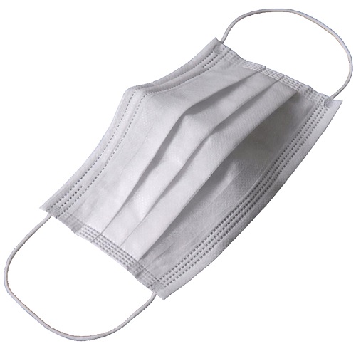 GWSM White Surgical 3 Ply Mask (Pack of 50 Pcs)