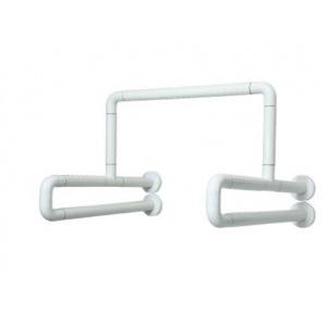 Dolphy Handicap Grab Bar For Urinals Stainless Steel Tube Coated With 5mm Nylon 200 Kg 565x530x280 mm DHGB0004