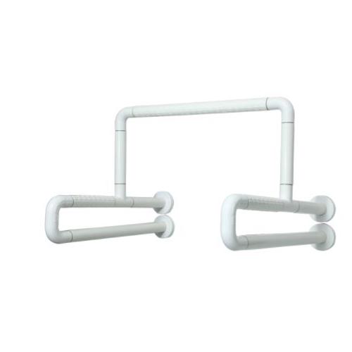 Dolphy Handicap Grab Bar For Urinals Stainless Steel Tube Coated With 5mm Nylon 200 Kg 565x530x280 mm DHGB0004