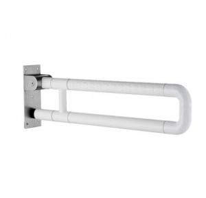 Dolphy Handicap Grab Bar Foldebale WC Area  Stainless Steel Tube Coated With 5mm Nylon 200 Kg 605 mm DHGB0002