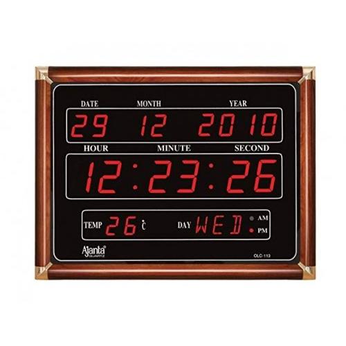 Ajanta Digital Clock -  Size-29.6 cm X 39.6 cm- Model -  OLC 105