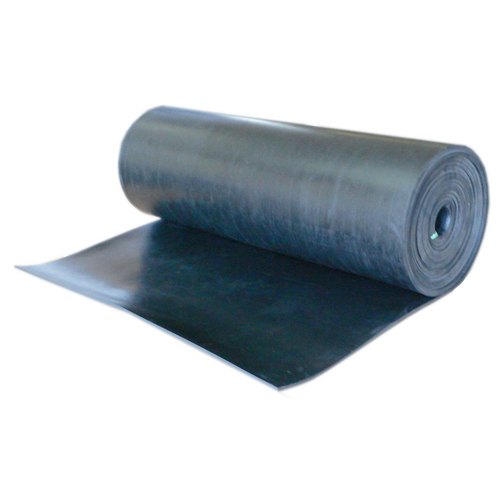 9mm Thick Black Nitrile Rubber Insulation Mat 1x1 Meter