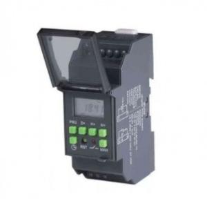 L&T Crono Timer Switch  (Daily Weekly Programmable Electronic 110 240 VAC) , 50/60 Hz, 1 C/O SPDT Cat. No. : 67DDT0 (Black)