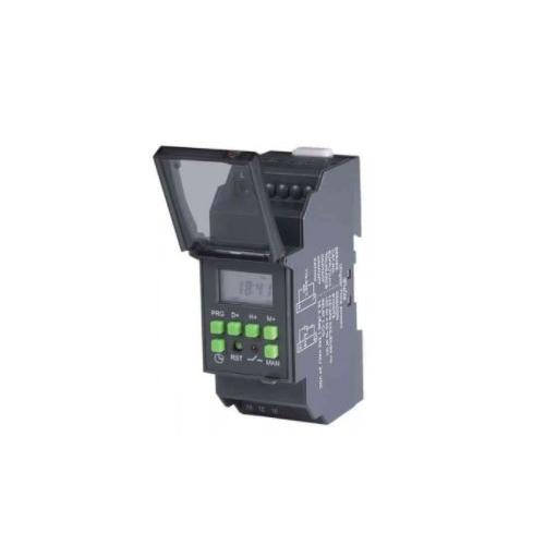 L&T Crono Timer Switch  (Daily Weekly Programmable Electronic 110 240 VAC) , 50/60 Hz, 1 C/O SPDT Cat. No. : 67DDT0 (Black)