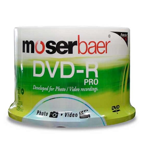 Moser Baer DVD-R Pro ( Pack Of 50 )