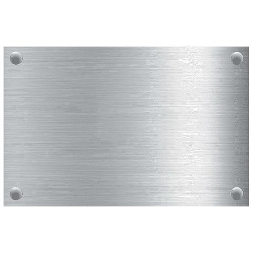 Signage Board Engraved Black Stainless Steel Single 18x24