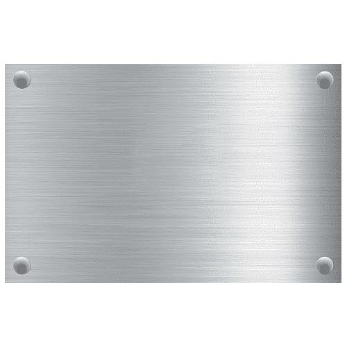 Signage Board Engraved Black Stainless Steel Single 18x24