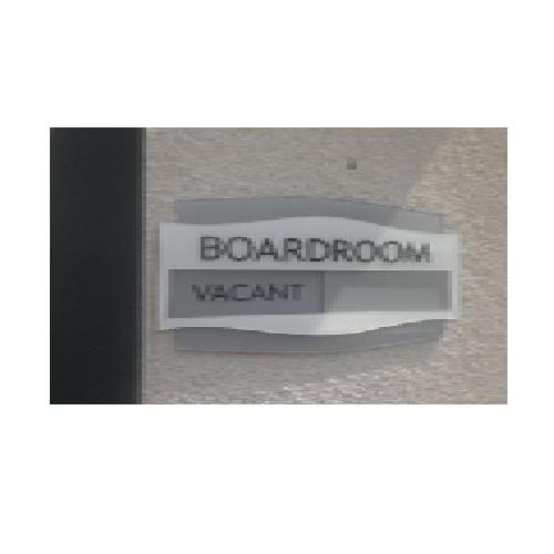 Custom Door Signage with Vacant / Occupied Slider Signs 12x8 Inch