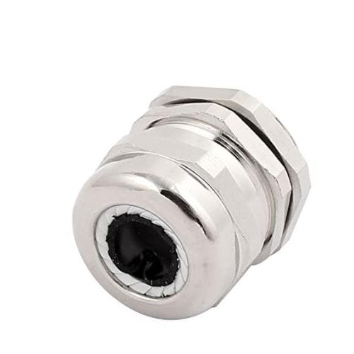 Zetalux PG Metal Cable Gland Brass With Nickel Plated 14-10 mm, Outer Dia: 25mm, PG-19