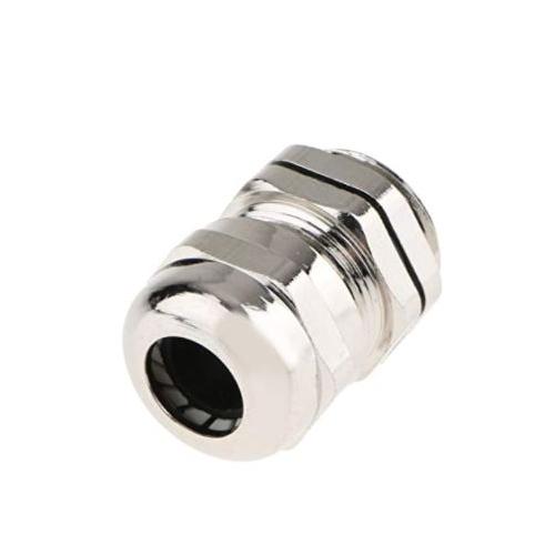 Zetalux PG Metal Cable Gland Brass With Nickel Plated 10-5 mm, Outer Dia: 18.6mm, PG-11