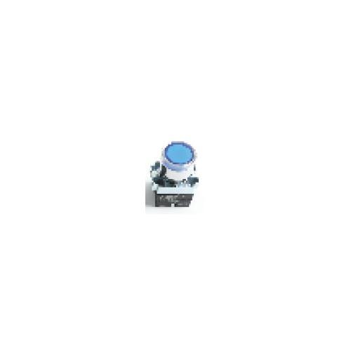 Zetalux Push Button Series Illuminated Blue 220 VZB2-BW-3661