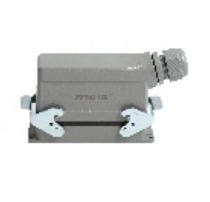 Zetalux Heavy Duty Connector  Bottom Open 400/500V 16A 48 Pin Side Entry With 2 Lever ZDC-HE-048-01S