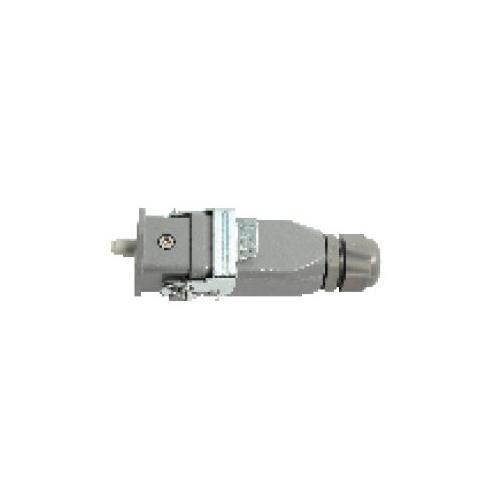 Zetalux Heavy Duty Connector  Bottom Open 400/500V 16A 16 Pin Side Entry With 2 Lever ZDC-HE-016-01S