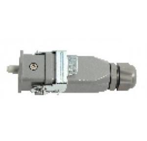 Zetalux Heavy Duty Connector  Bottom Open 400/500V 16A 6 Pin Side Entry With 2 Lever ZDC-HE-006-01S