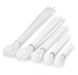 Cable Tie White, 150, 200, 250 mm (100 each)