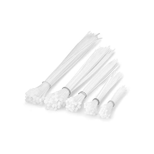 Cable Tie White, 150, 200, 250 mm (100 each)