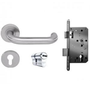 Dorma Lever Handle D Type Pure 8100 with 60mm EPC both Side Key Cylinder