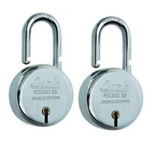 Link Pad Lock  6 Lever Brass 50mm