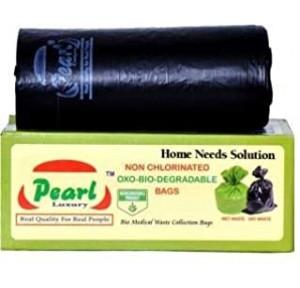 Pearl Garbage Cover 40 Micron 28x36 Inch Black (Pack of 25 Pcs)