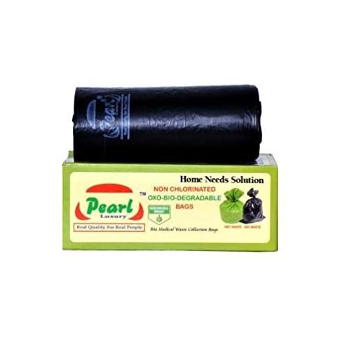 Pearl Garbage Cover 40 Micron 28x36 Inch Black (Pack of 25 Pcs)