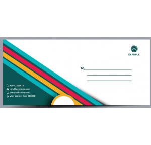 Multi Color Printing Charges On Cheque Size Envelopes